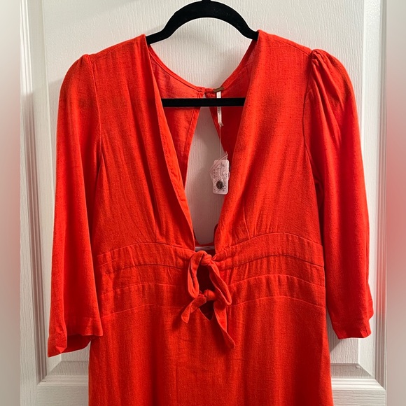NWT Free People Midi Dress Size M - Picture 2 of 11